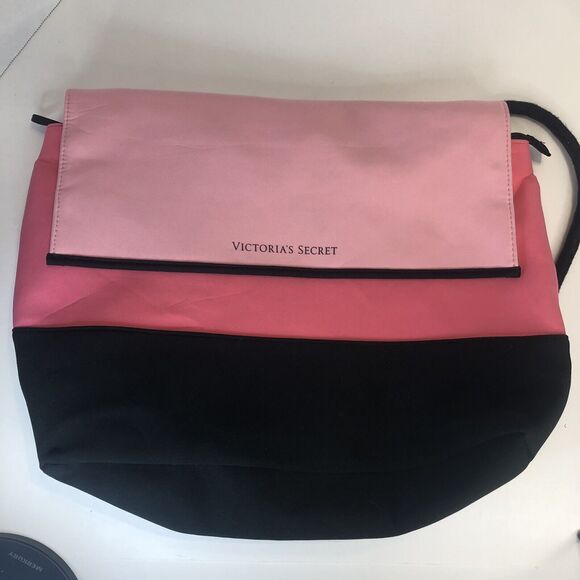 Victoria's Secret Handbags - Victoria's Secret‎ Insulated Cooler Tote Bag Pink Black Style 11080518 B1